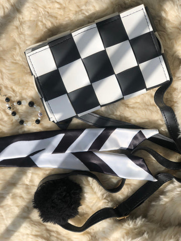 Black White Crossbody